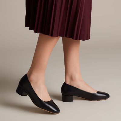 Orabella Alice Black Leather - Clarks 