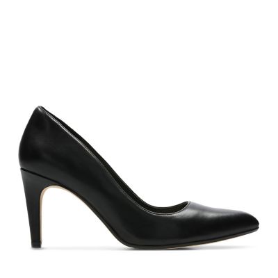 clarks black heels sale