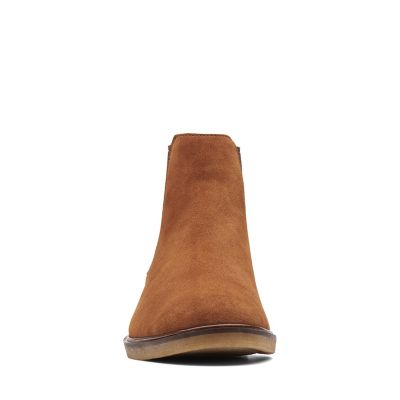 clarkdale gobi dark tan suede