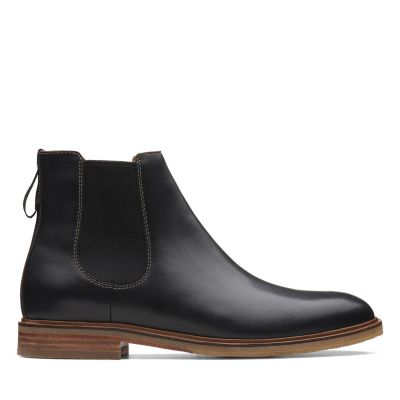 Clarkdale Gobi Black Leather - Mens 