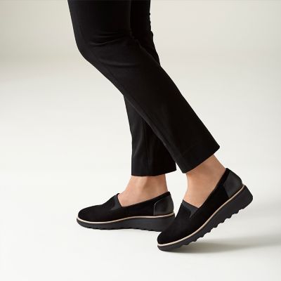 Sharon Dolly Black Suede - Women's 