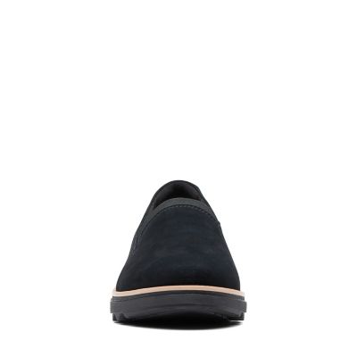 clarks sharon dolly suede wedge loafer