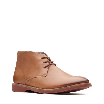 clarks atticus limit tan leather