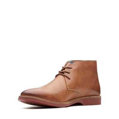 clarks atticus lace mahogany