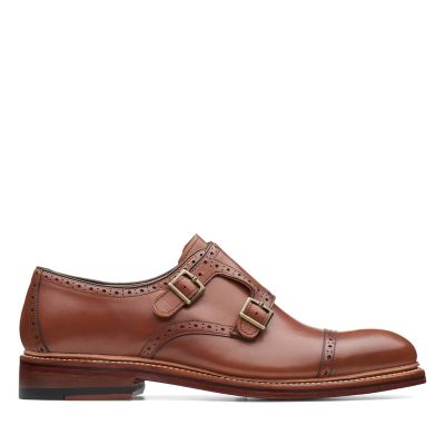 clarks double monk strap