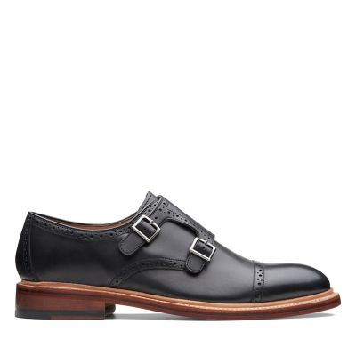 clarks double monk strap