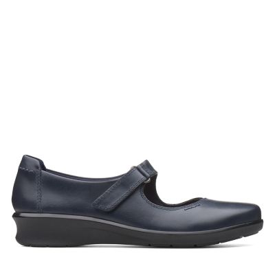 clarks womens black work shoes