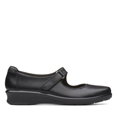 Hope Henley Black Leather - Womens 