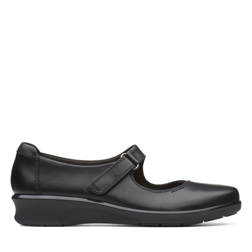 Posible Supermercado Actualizar Women's Hope Henley Black Leather Shoes | Clarks