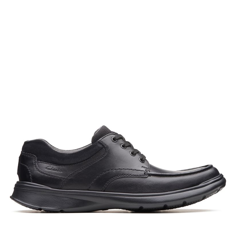 Indvandring Maestro hydrogen Cotrell Edge Black Smooth Leather - Mens Wide Fit Shoes - Clarks® Shoes  Official Site | Clarks