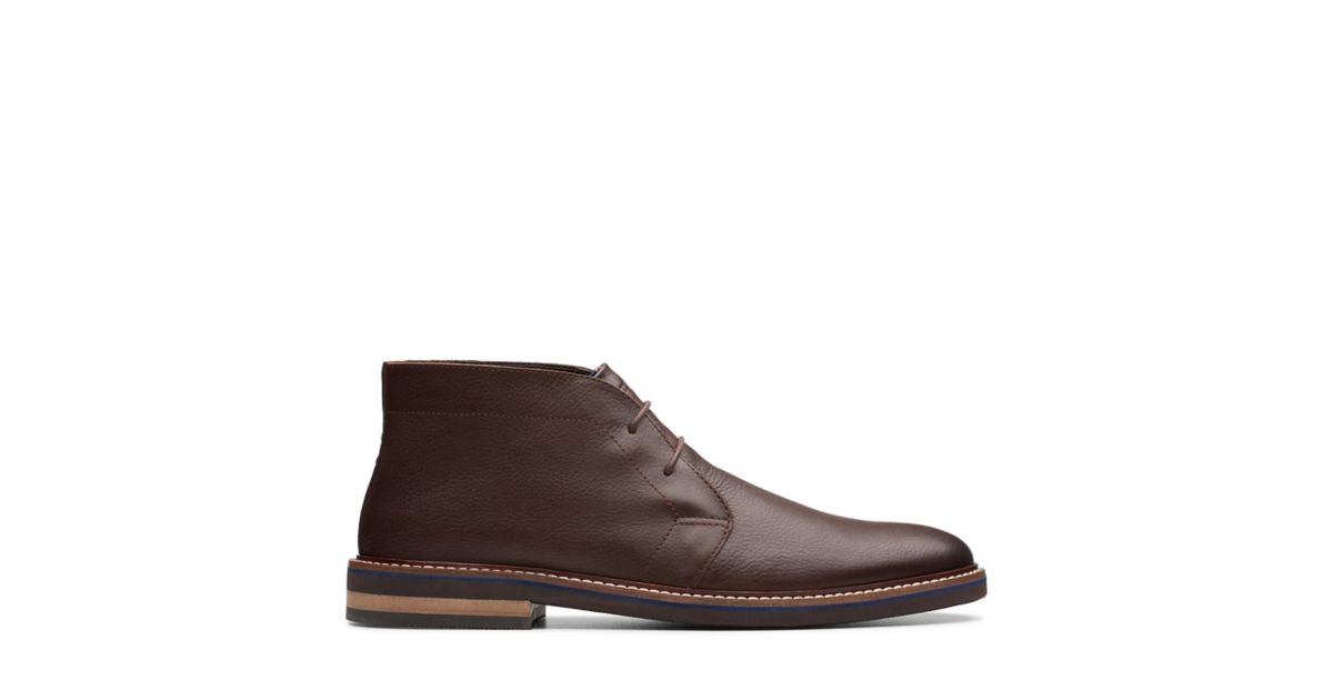 Dezmin Mid Dark Brown - Mens Boots - Clarks® Shoes Official Site | Clarks
