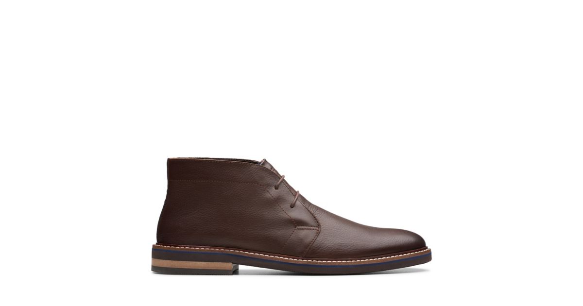 Dezmin Mid Dark Brown Mens Boots Clarks® Shoes Official Site Clarks