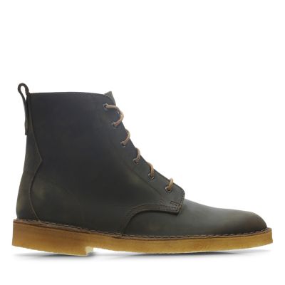 clarks desert mali black