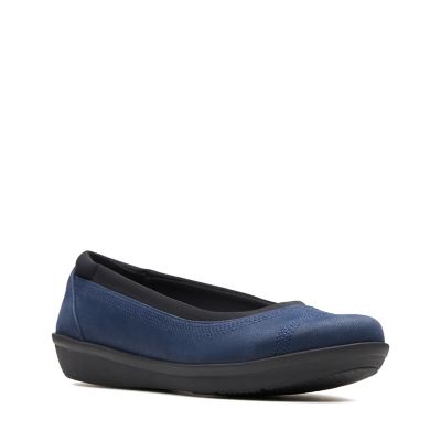 clarks ayla low navy