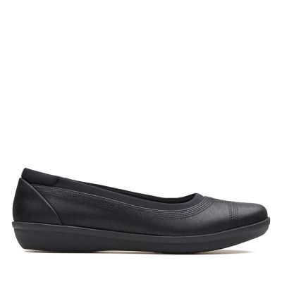 Ayla Low Black - Womens Flats - Clarks 