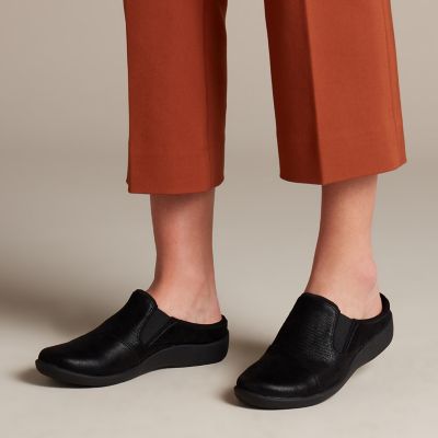 clarks cloudsteppers sillian free women's mules