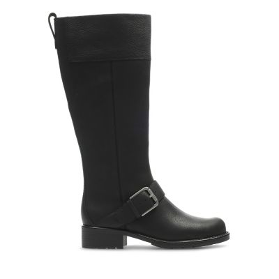 clarks bizzy girl knee high boot