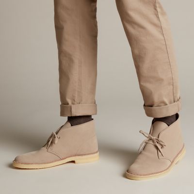 clarks taupe desert boots