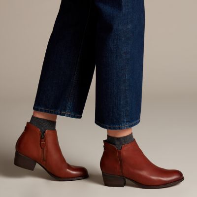 clarks maypearl ramie ankle boot