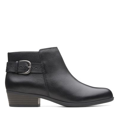 black leather boots clarks