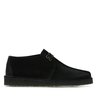 clarks desert trek black