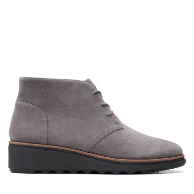 clarks grey suede shoes