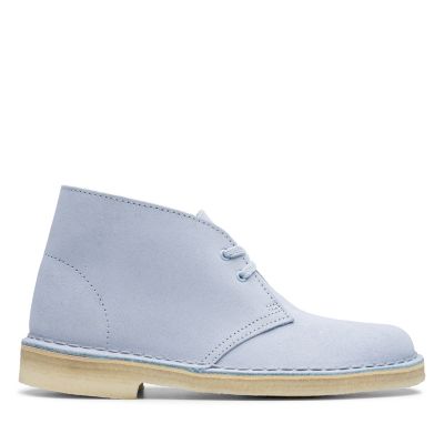 clarks desert boot cool blue