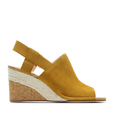 clarks sandalias cuña