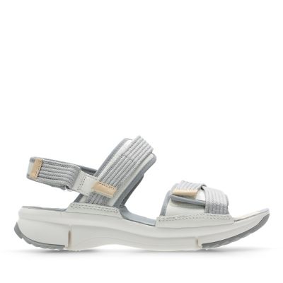 white clarks sandals