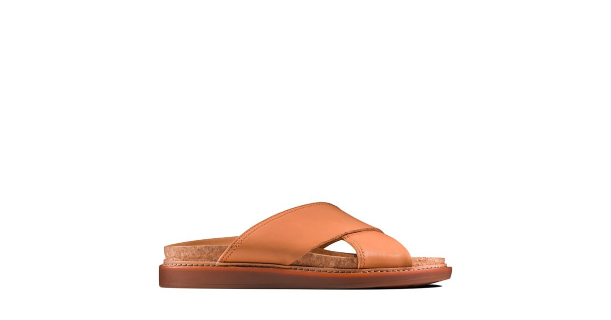 Trace Drift Light Tan Leather - Womens Sandals - Clarks® Shoes Official ...