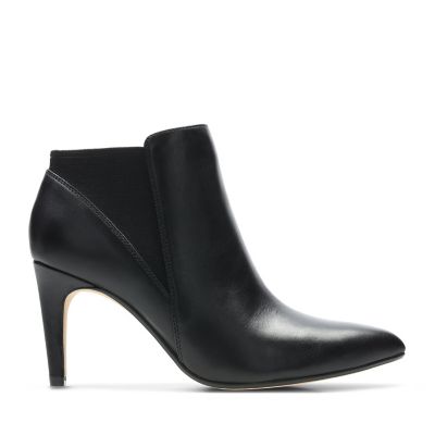 clarks patent leather ankle boots