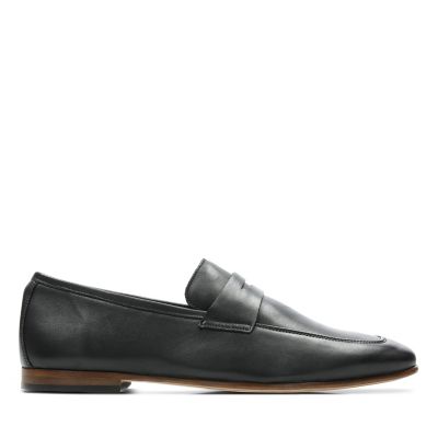 clarks swift step black leather