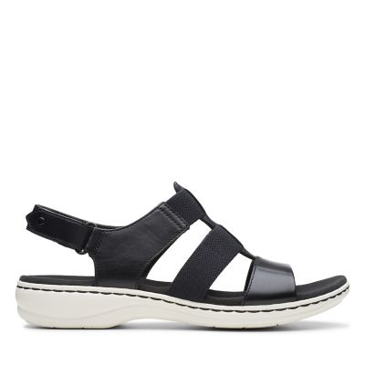 clarks black strappy sandals