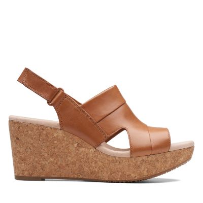 clarks collection women's annadel ivory wedge sandals