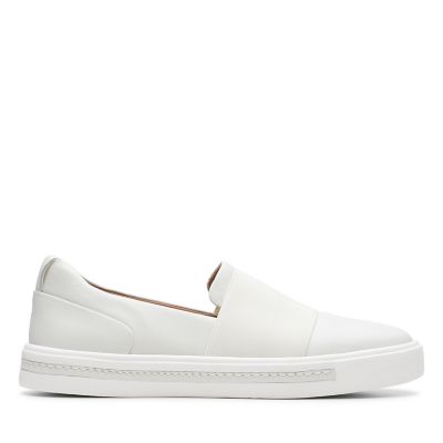 Un Maui Step White Leather - Womens 