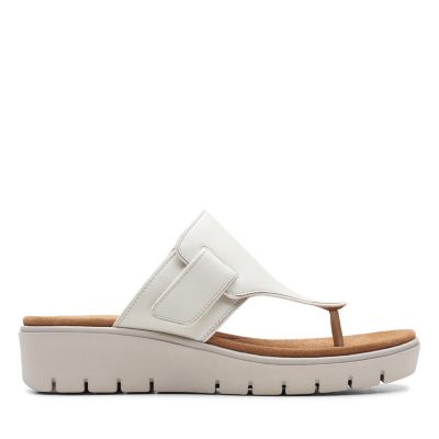 clarks wide fit wedge sandals