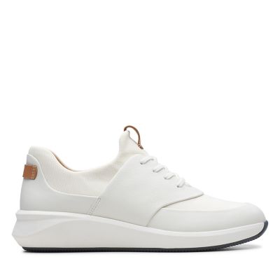 clarks white plimsolls