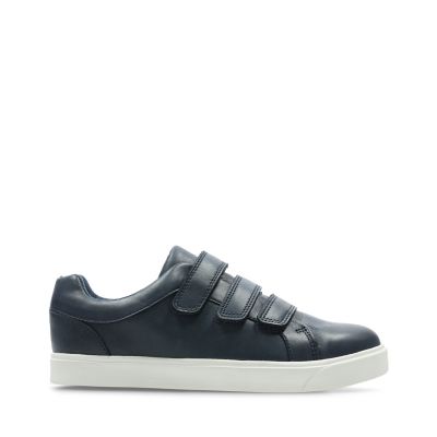 kids navy trainers