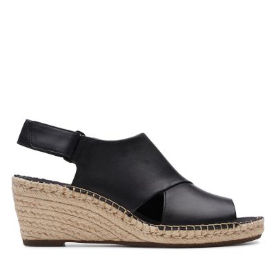 wedge heel clarks sandals