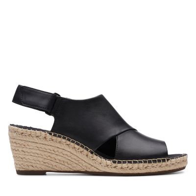 clarks espadrille wedges