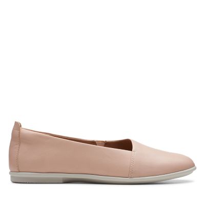 coral flat shoes