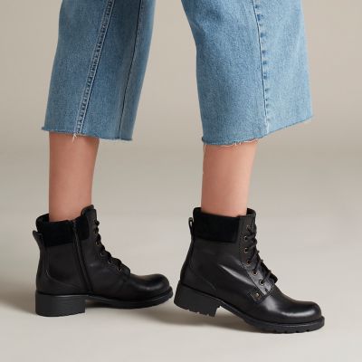 clarks orinoco spice black leather