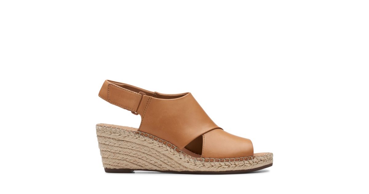 Petrina Abby Light Tan - Womens Wedges - Clarks® Shoes Official Site ...