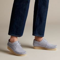 Weaver. Cool Blue Womens Originals Clarks® Shoes Clarks Herren Weaver Hell Blau Halbschuhe
