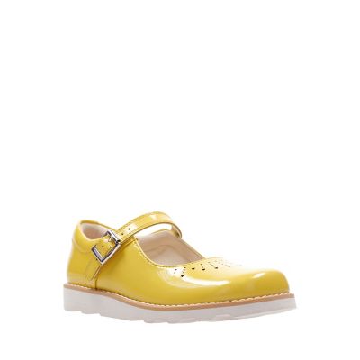 clarks boots kids yellow