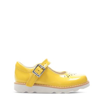 yellow mary jane shoes