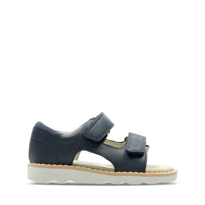 Crown Root T Navy Leather- Boys Sandals 