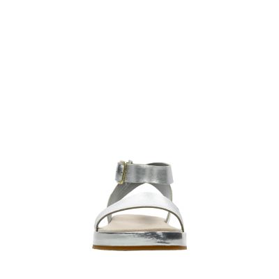 clarks botanic ivy silver