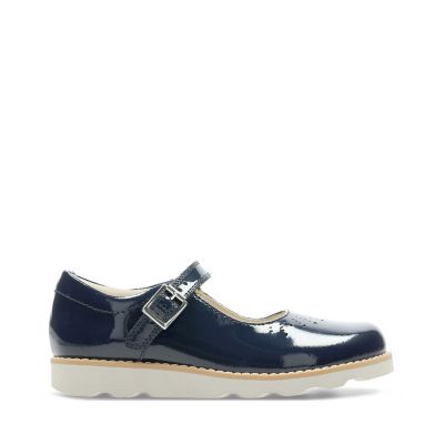 navy patent trainers