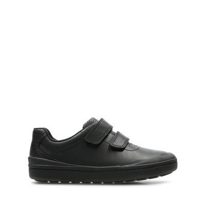 Rock Play Toddler Black Leather | Clarks
